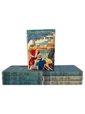 7 VTG Nancy Drew Mystery Hardcover Book Set Carolyn Keene Series Grosset Dunlap